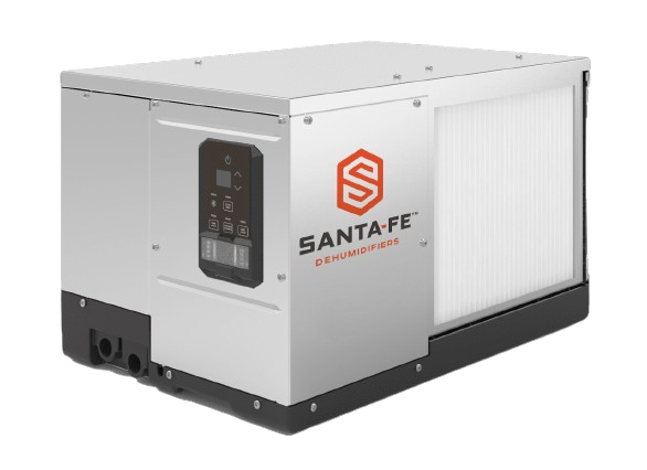 A picture of a Santa Fe crawl space dehumidifier.